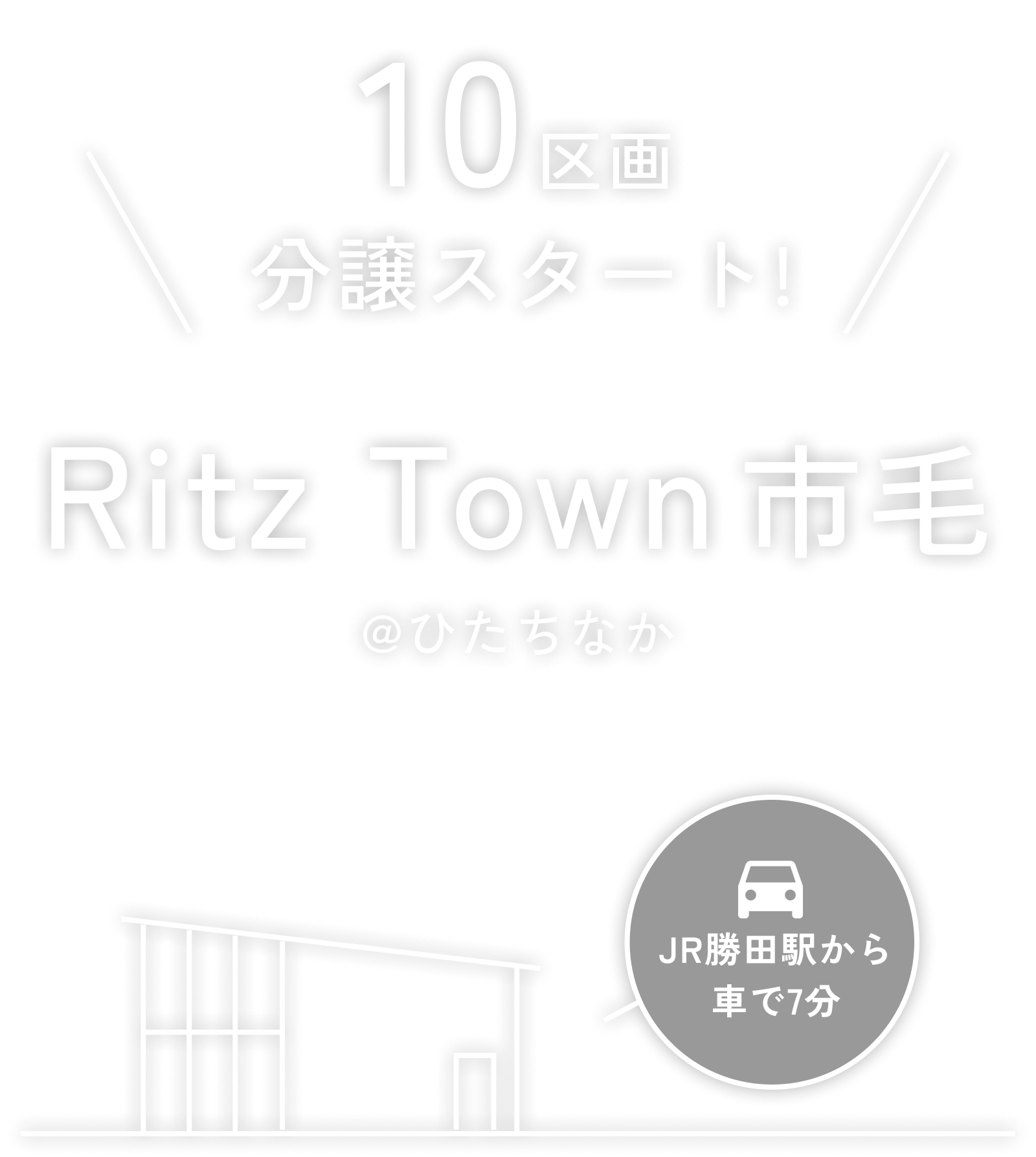 10区画 分譲 スタート Ritz Town市毛 @ひたちなか