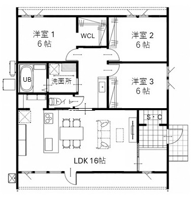 Ritz Town 市毛　平屋建売住宅　NO,10